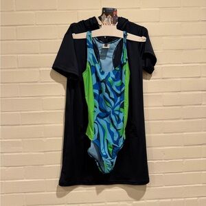NWT Spyder Cover-up with One Piece Swimsuit